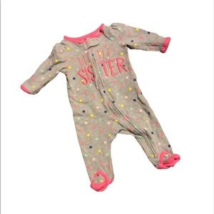 ☀️ Carter’s | Little Sister Footie Pajamas